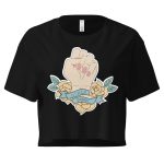Girls Power feministický crop top