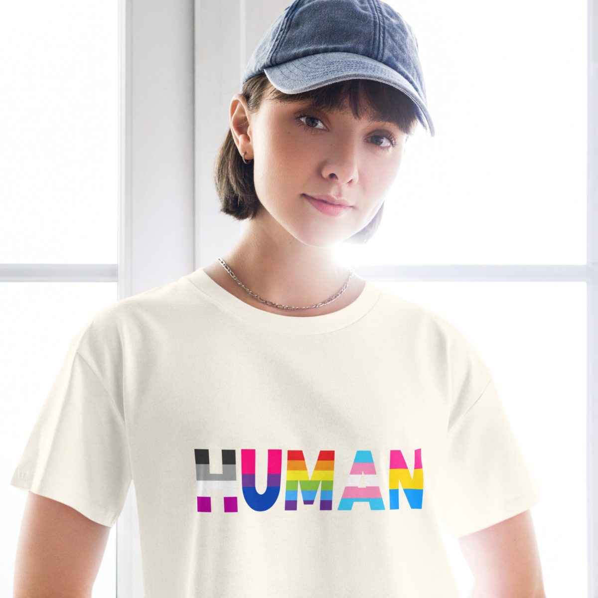 HUMAN LGBTQ+ crop top
