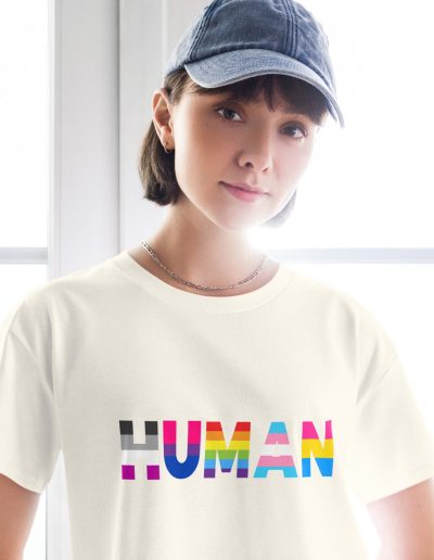 HUMAN LGBTQ+ crop top