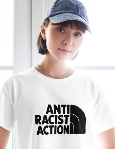 Antiracist Action crop top