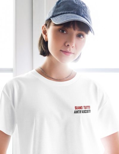 Siamo Tutti Antifascisti nášivka crop top
