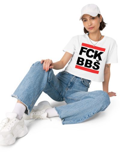 FCK BBŠ crop top