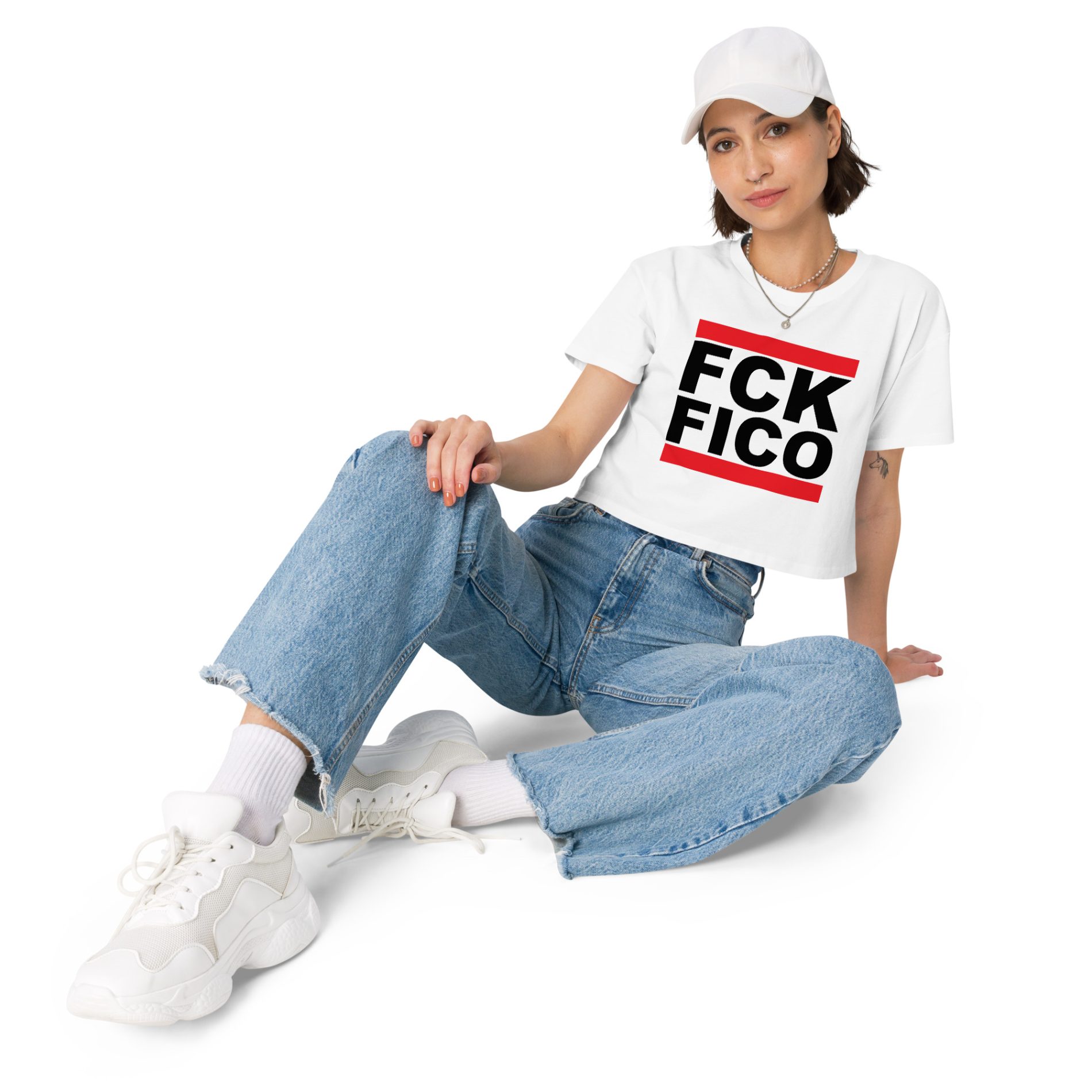 FCK FICO crop top