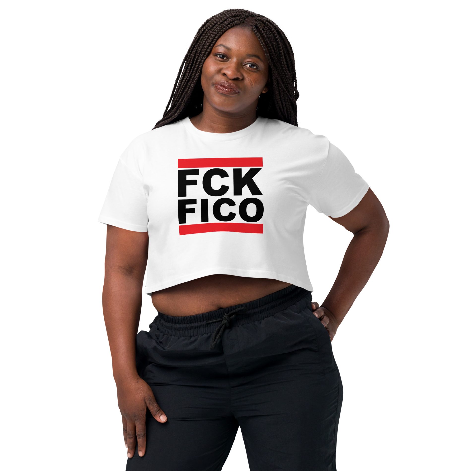 FCK FICO crop top