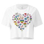 LGBTQ+ Pride Icons crop top