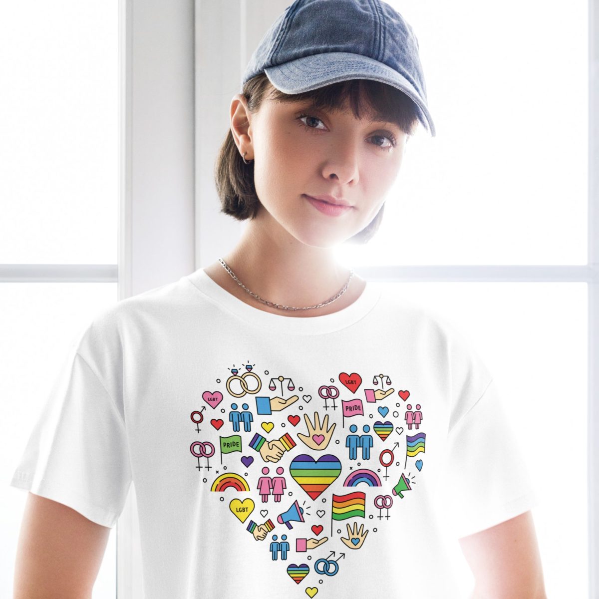 LGBTQ+ Pride Icons crop top