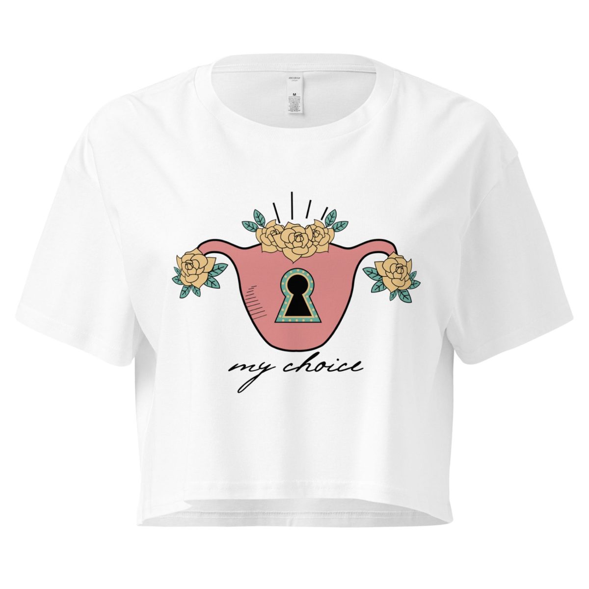 My Choice feministický crop top