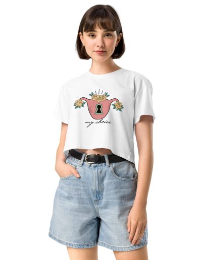 My Choice feministický crop top