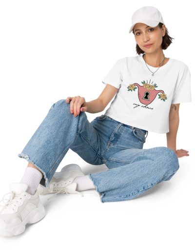 My Choice feministický crop top