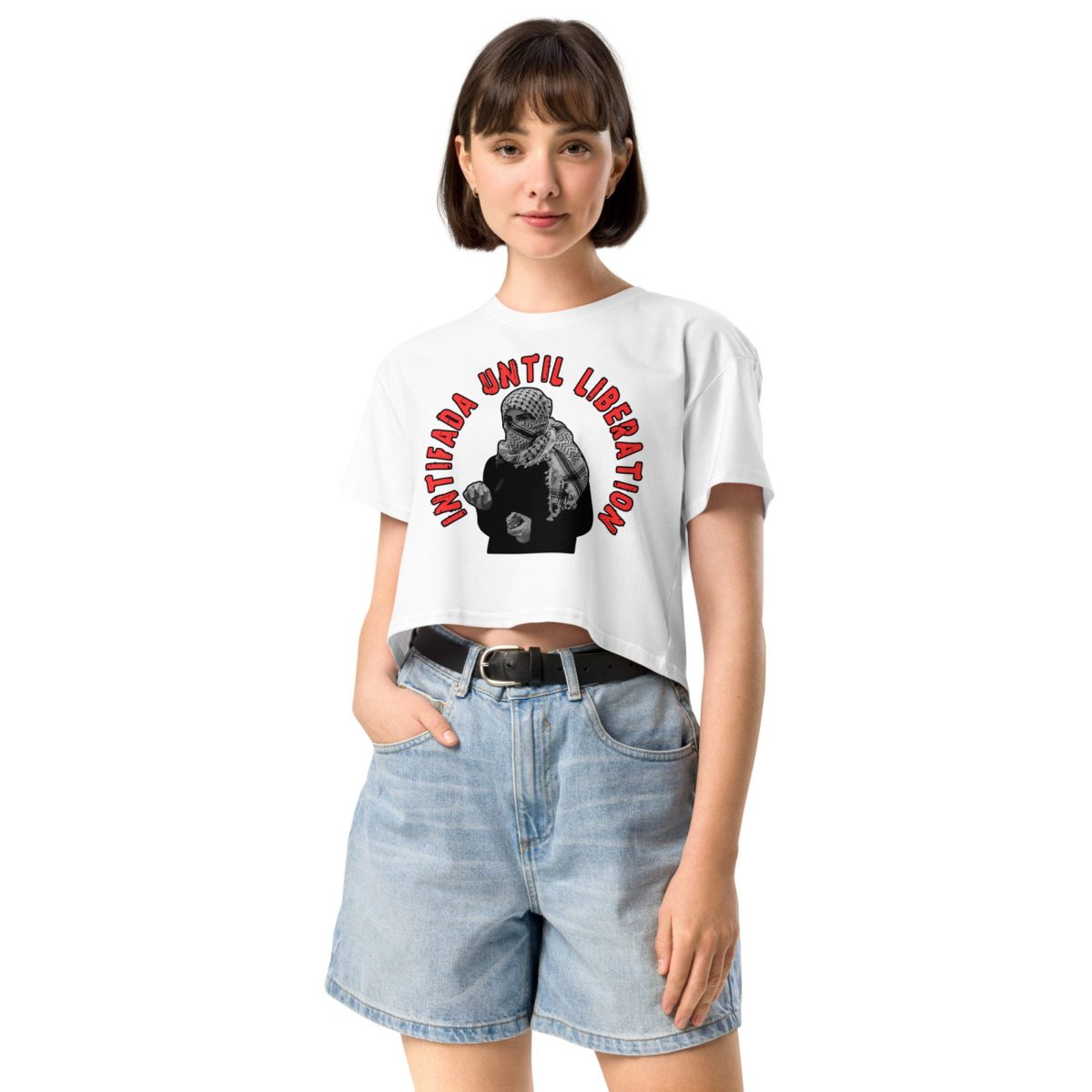 Intifada Until Liberation crop top
