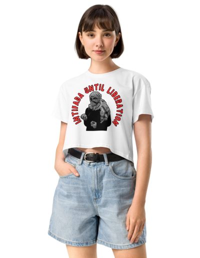 Intifada Until Liberation crop top