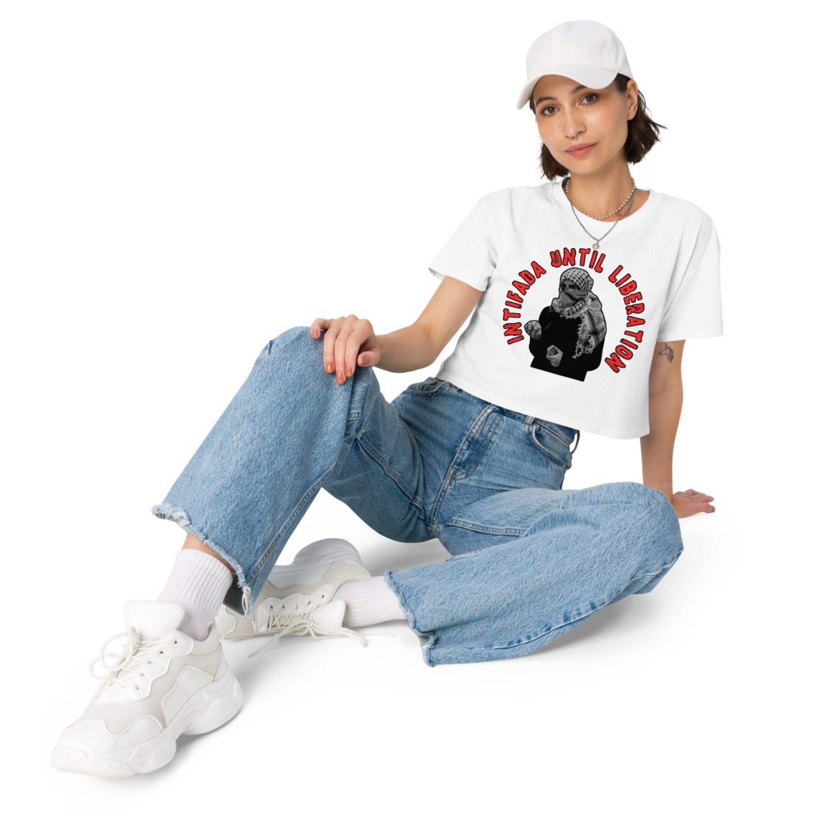 Intifada Until Liberation crop top