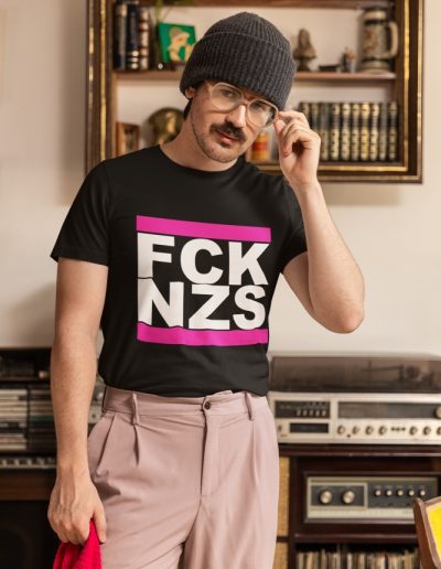 FCK NZS Pink unisex organické tričko