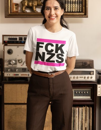 FCK NZS Pink unisex organické tričko