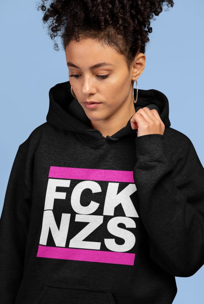 FCK NZS Pink unisex mikina s kapucí