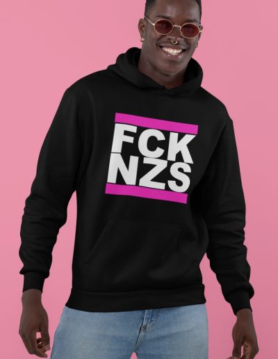 FCK NZS Pink organická mikina s kapucí