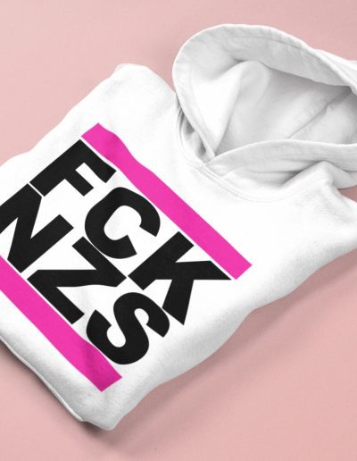 FCK NZS Pink unisex mikina s kapucí