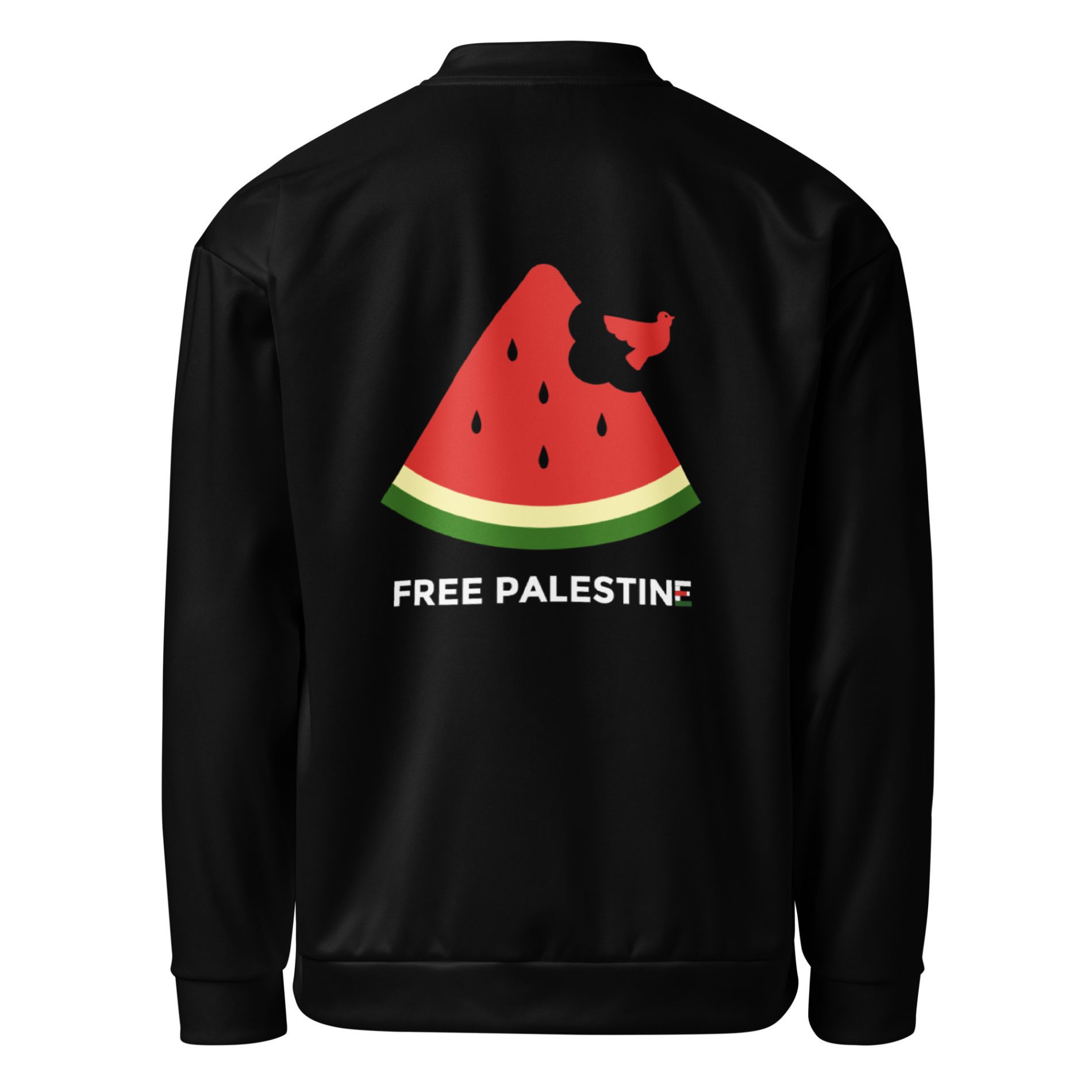 Free Palestine Watermelon unisex bomber bunda 1 Free Palestine Watermelon unisex bomber bunda