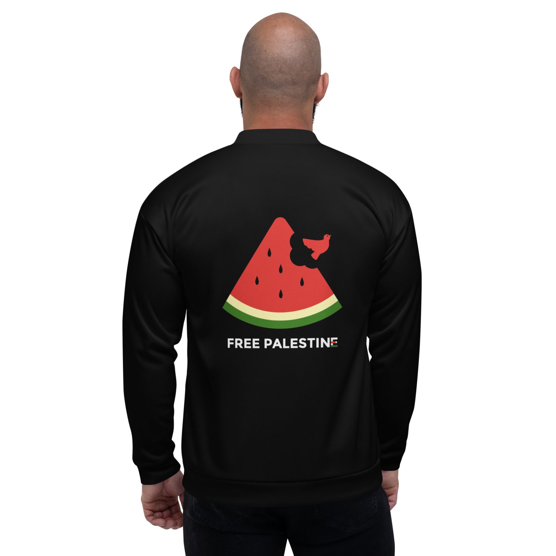 Free Palestine Watermelon unisex bomber bunda