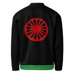 Romské kolo (červená čakra) unisex bomber bunda