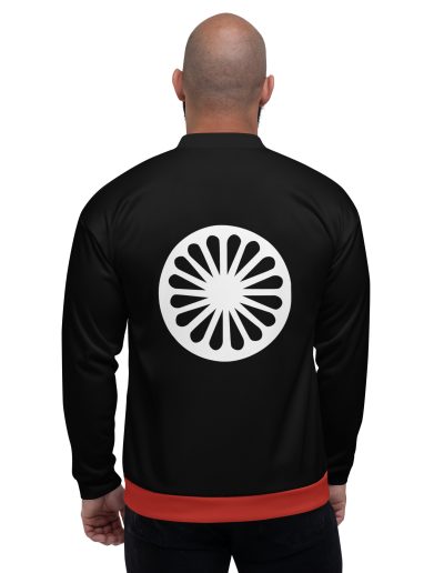 Romské kolo (čakra) unisex bomber bunda