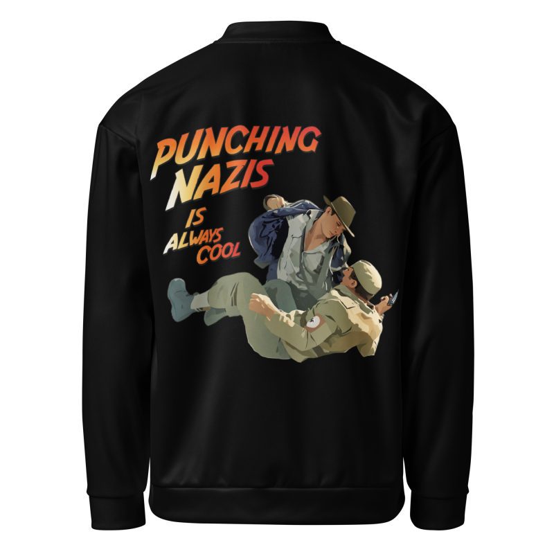 Punching Nazis Is Always Cool unisex bomber bunda