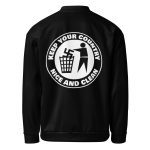 Keep Your Country Nice and Clean unisex bomber bunda