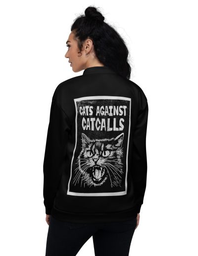 Cats Against Catcalls unisex bomber bunda