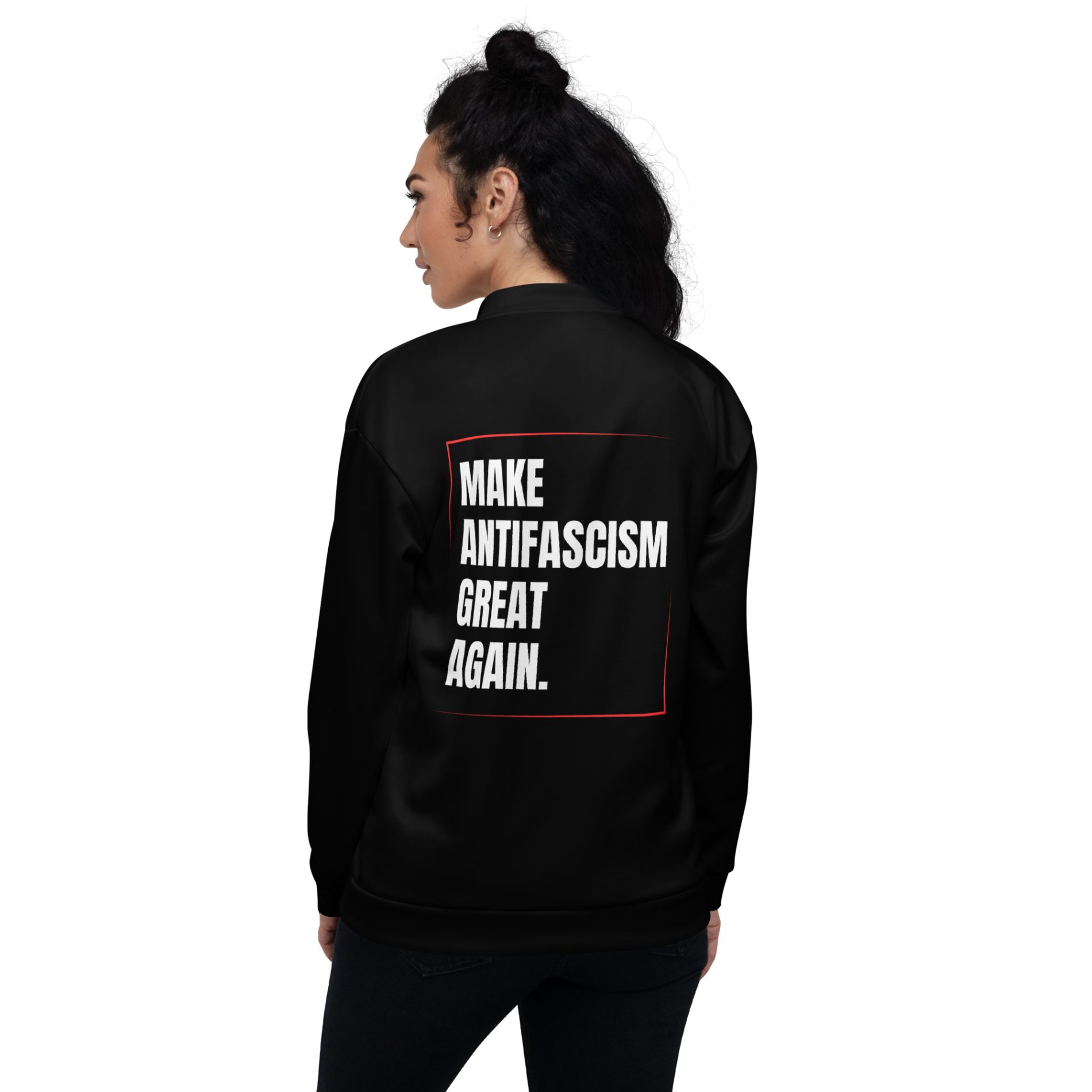 Make Antifascism Great Again unisex bomber bunda