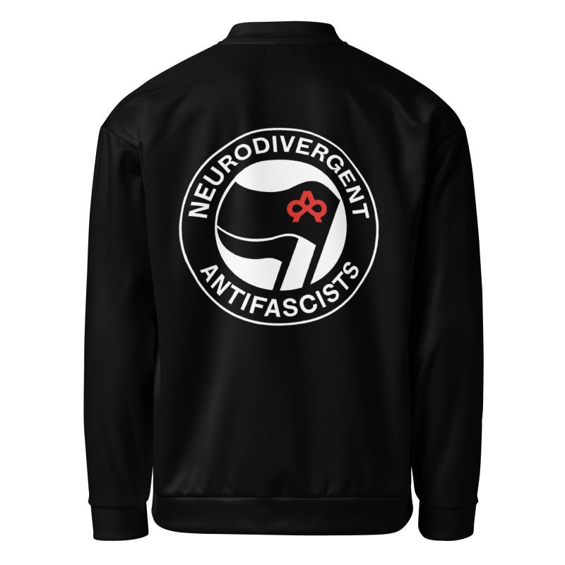 Neurodivergent Antifascists unisex bomber bunda