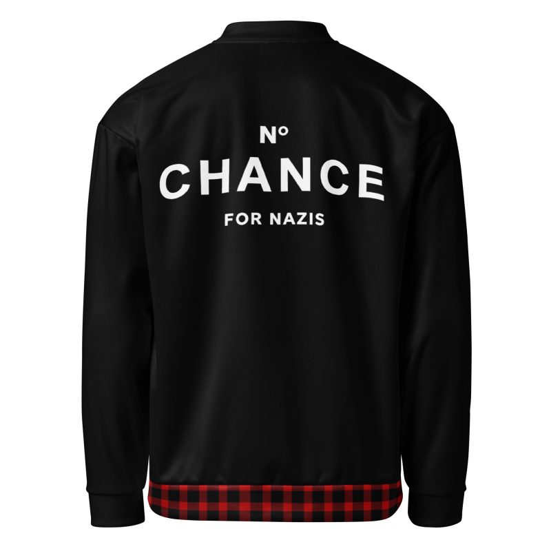No Chance for Nazis unisex bomber bunda