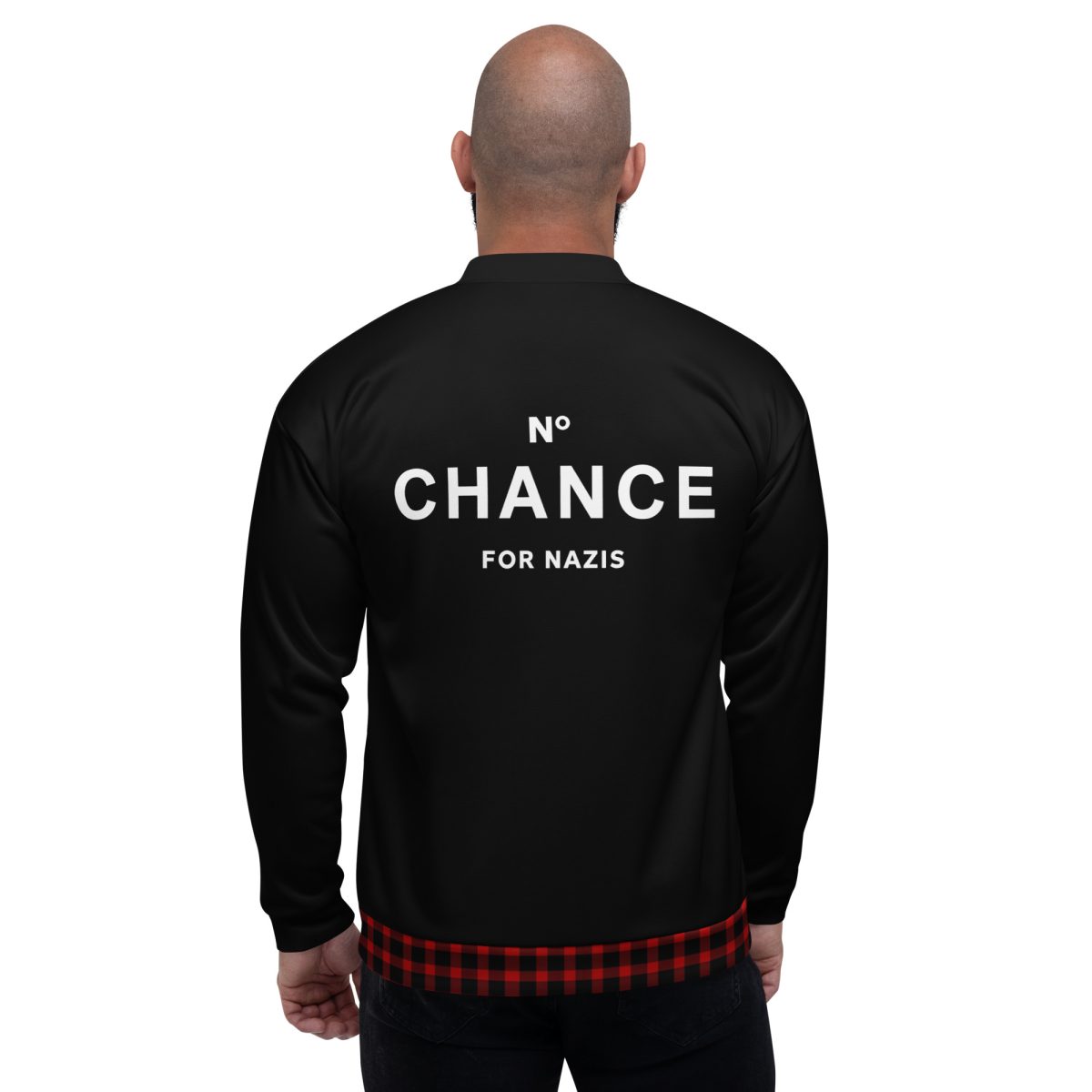 No Chance for Nazis unisex bomber bunda