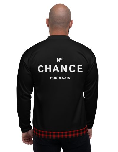 No Chance for Nazis unisex bomber bunda