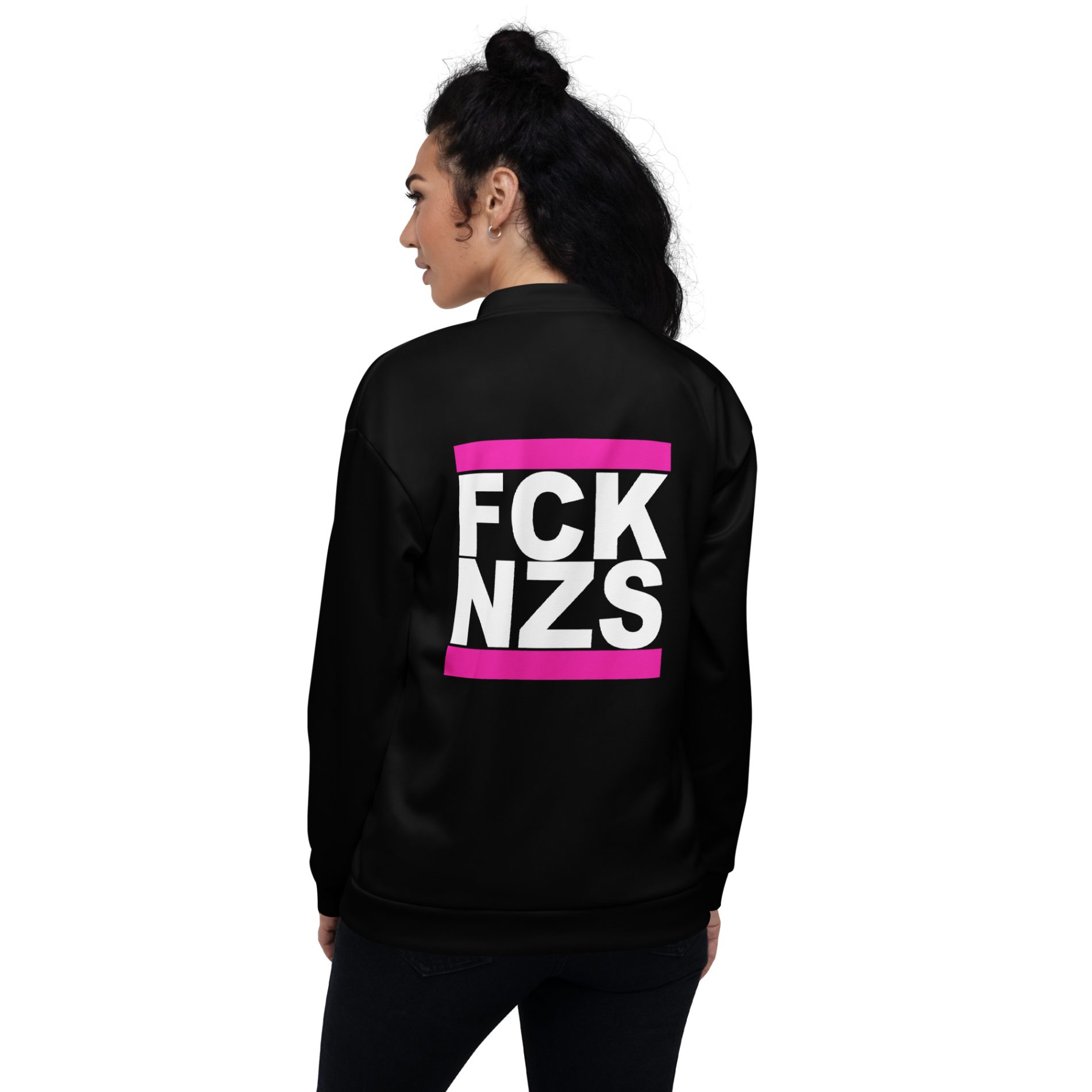 FCK NZS Pink unisex bomber bunda
