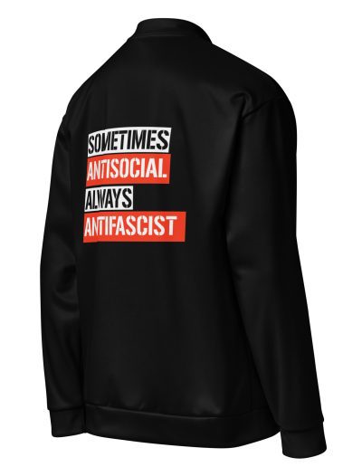 Sometimes Antisocial Always Antifascist unisex bomber bunda