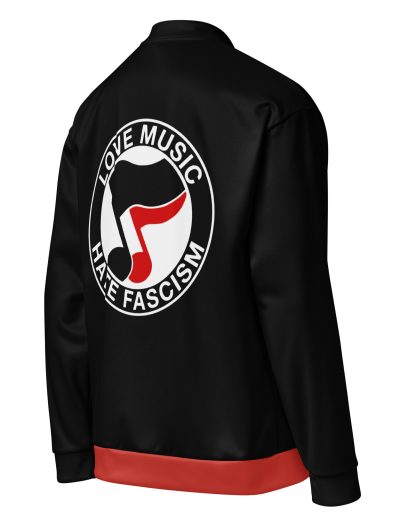 Love Music Hate Fascism unisex bomber bunda