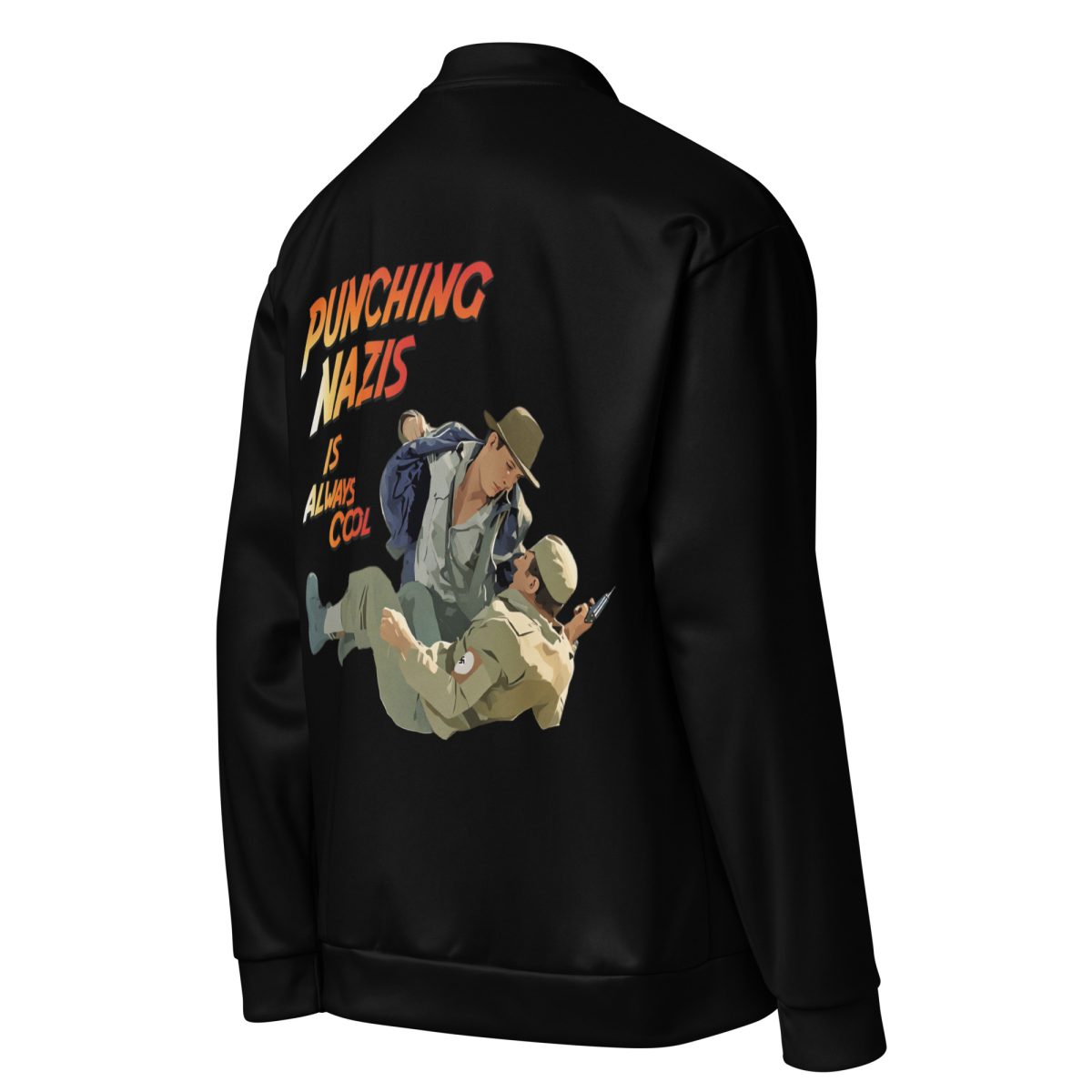 Punching Nazis Is Always Cool unisex bomber bunda
