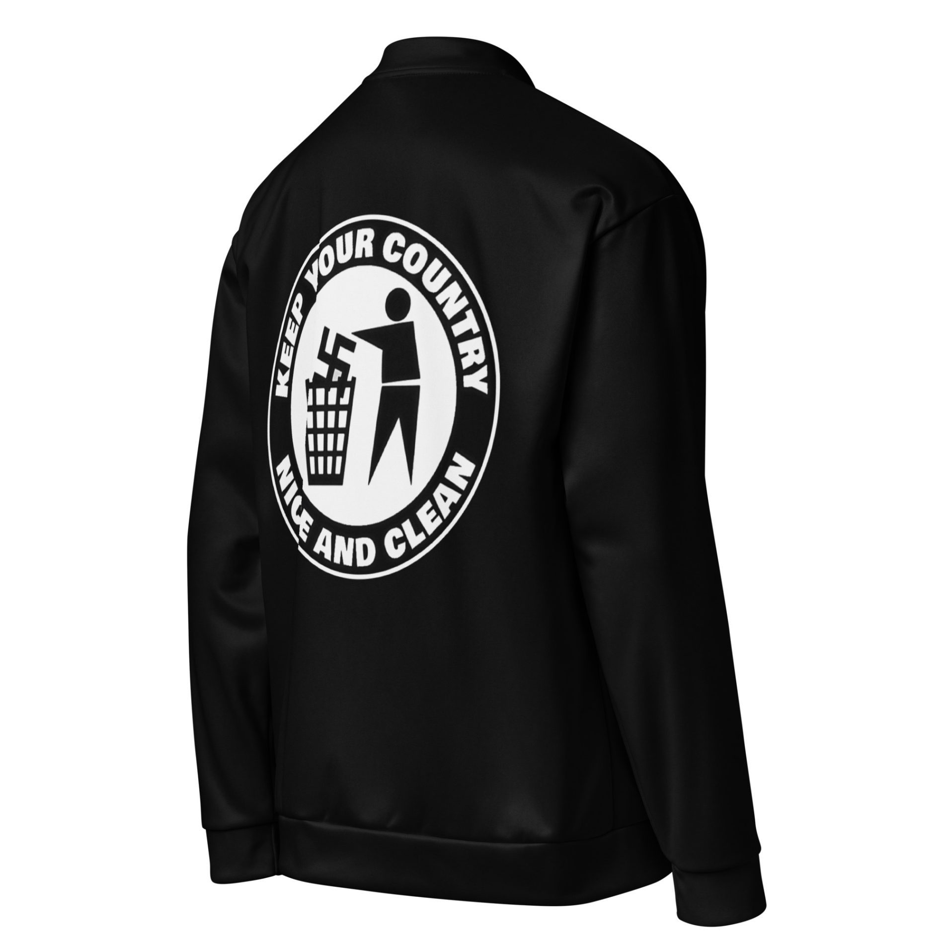 Keep Your Country Nice and Clean unisex bomber bunda