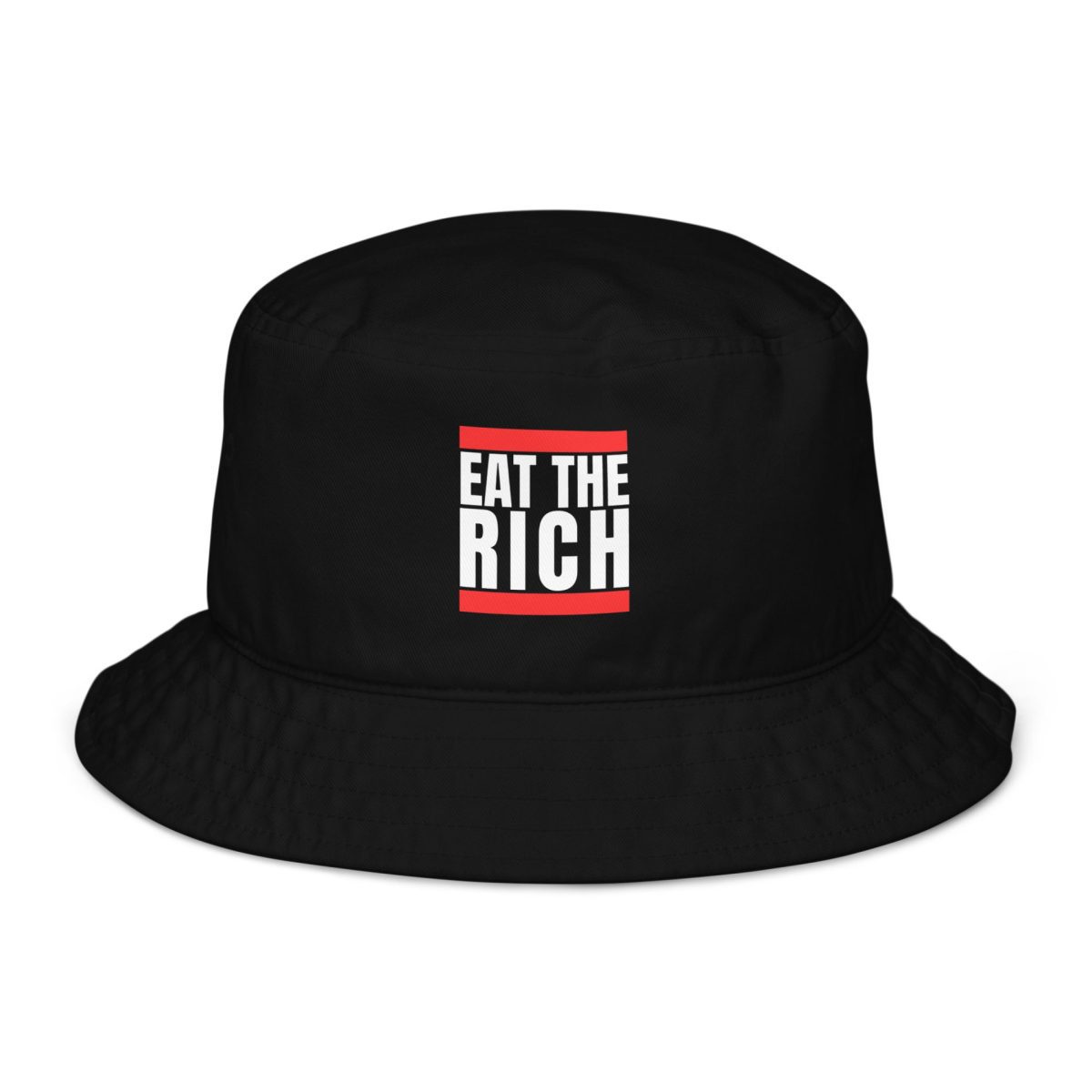 Eat the Rich bucket klobouk (organická bavlna)