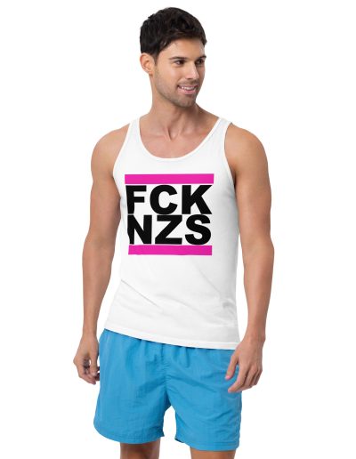FCK NZS Pink unisex tílko