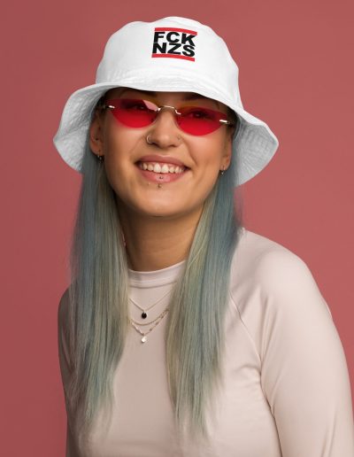 FCK NZS black font bucket klobouk (organická bavlna)