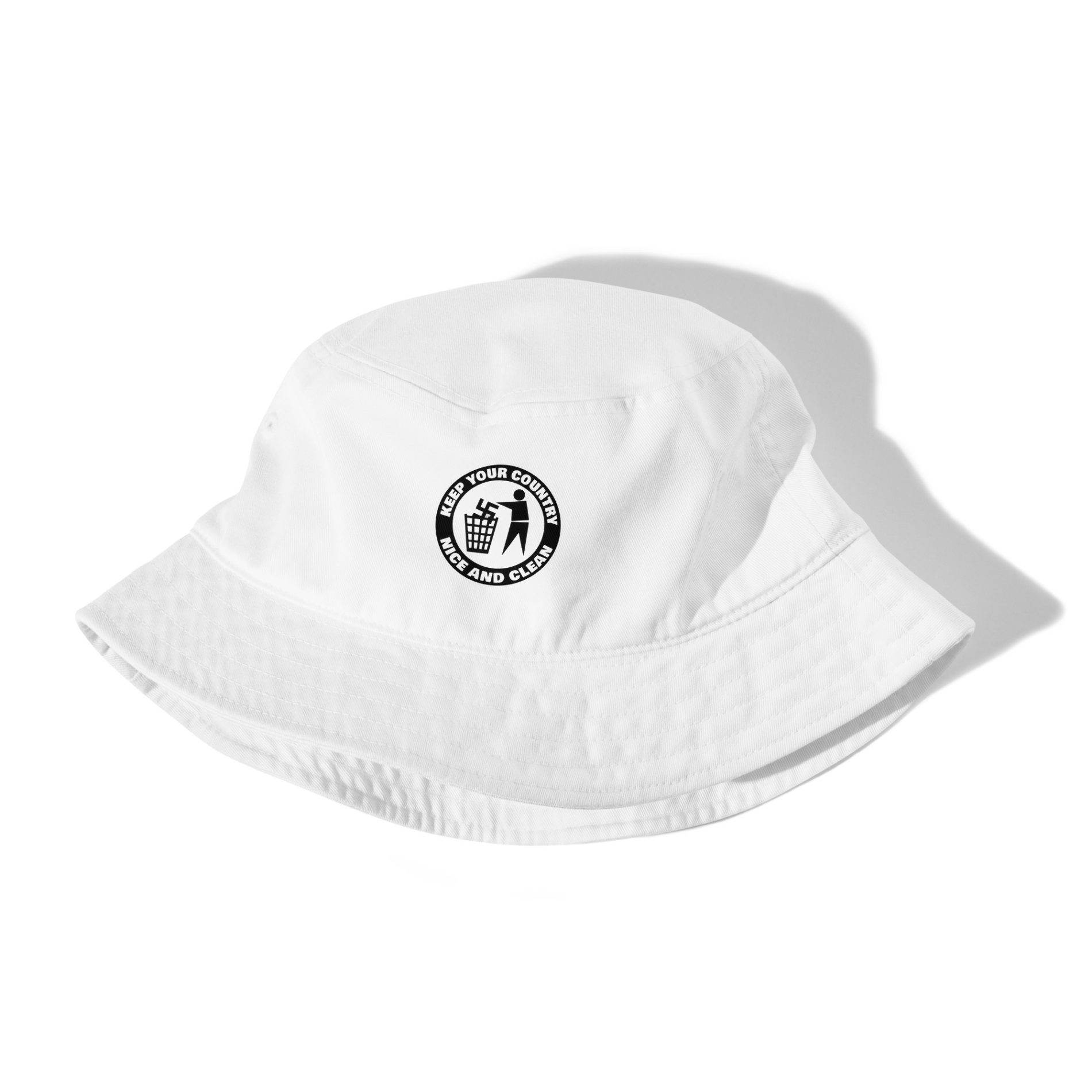 Keep Your Country Nice and Clean bucket klobouk (organická bavlna)