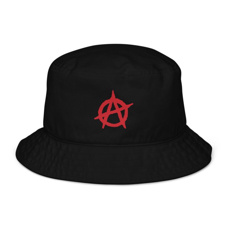 Anarchy Red bucket klobouk (organická bavlna)