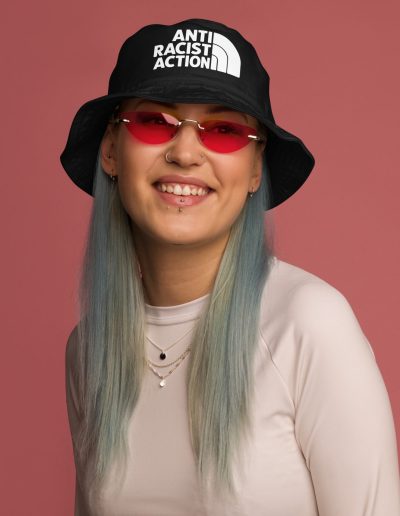 Antiracist Action bucket klobouk (organická bavlna)