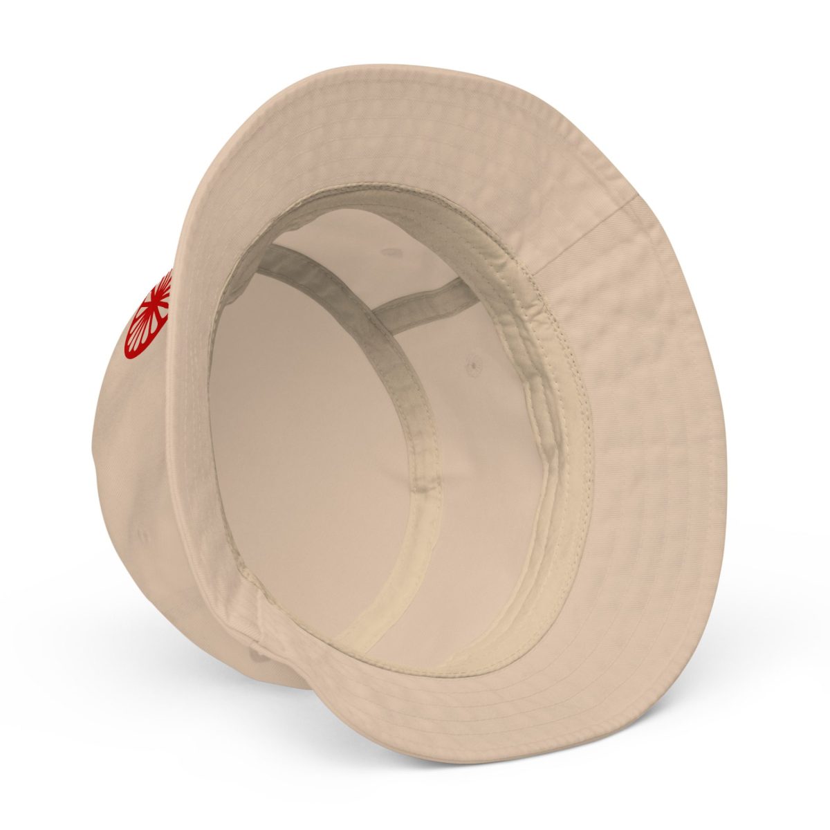 Romské kolo (červená čakra) bucket klobouk (organická bavlna)