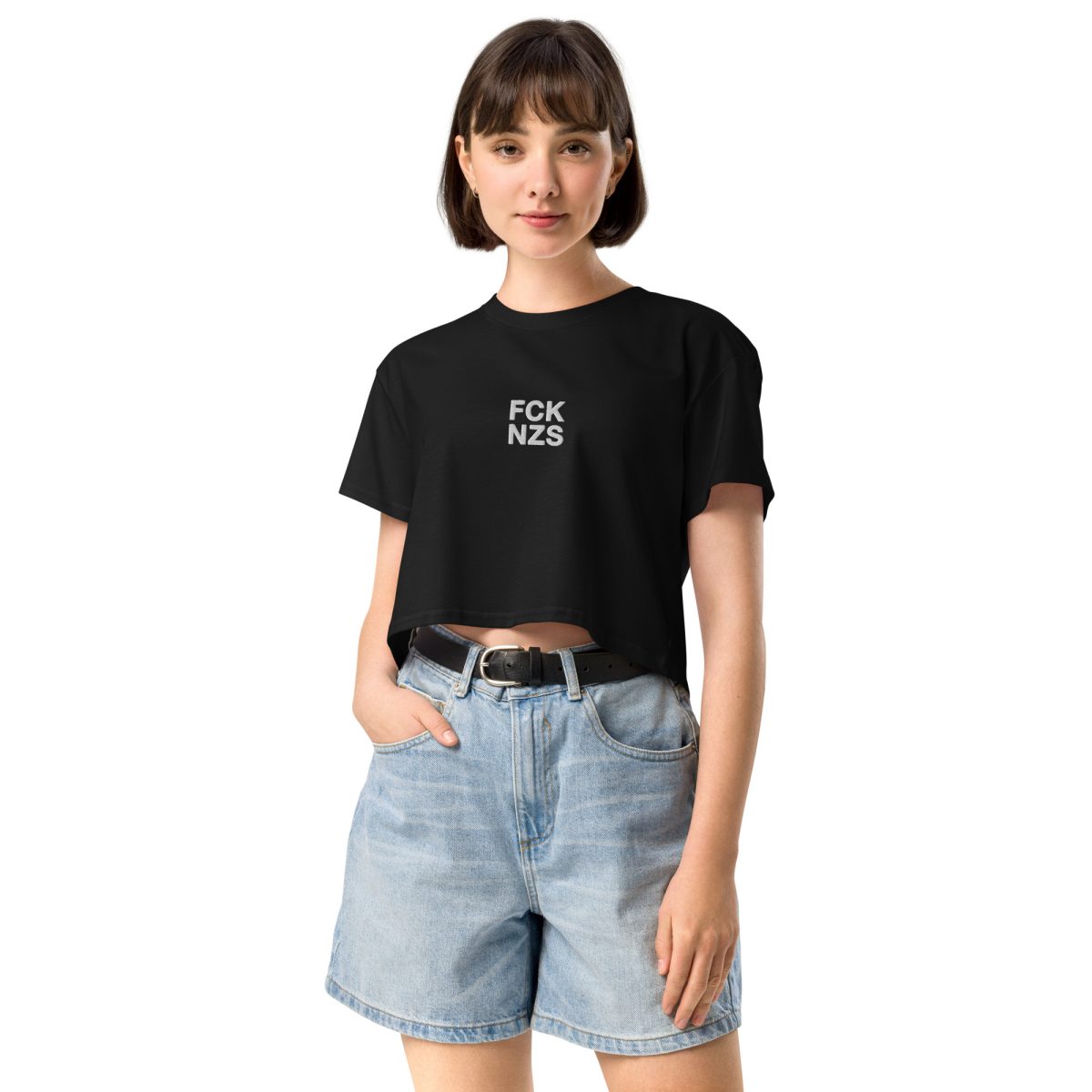 FCK NZS Bold Crop Top