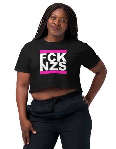 FCK NZS Pink crop top