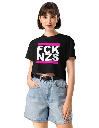 FCK NZS Pink crop top