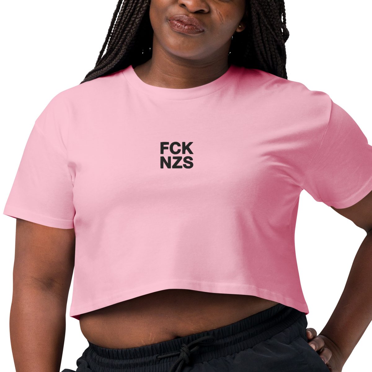 FCK NZS Bold Crop Top