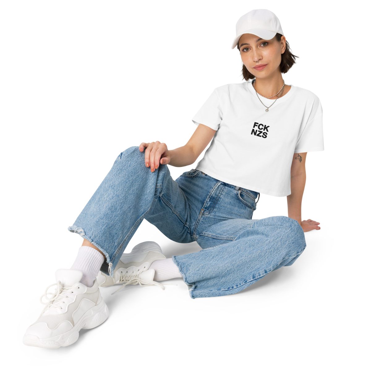 FCK NZS Bold Crop Top